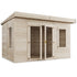 3.5m x 2.5m 66mm - Store More Marple Pent Insulated Building (Pressure Treated)