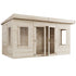 4.0m x 2.5m 66mm - Store More Marple Pent Insulated Building (Pressure Treated)