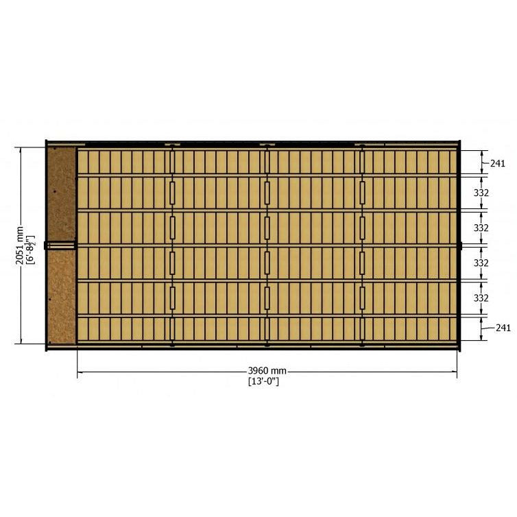 Shire  Jersey 7 x 13  Garden Shed