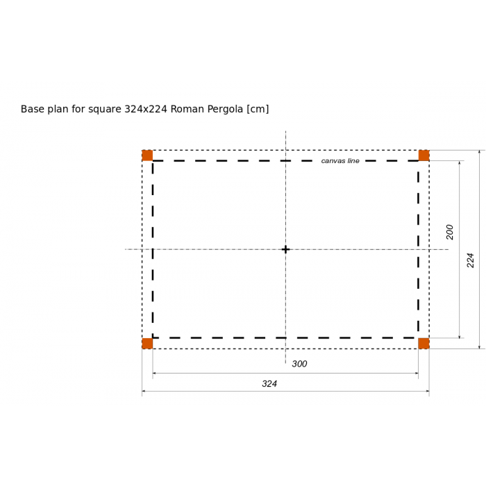 Jagram Roman Pergola 3m x 3m